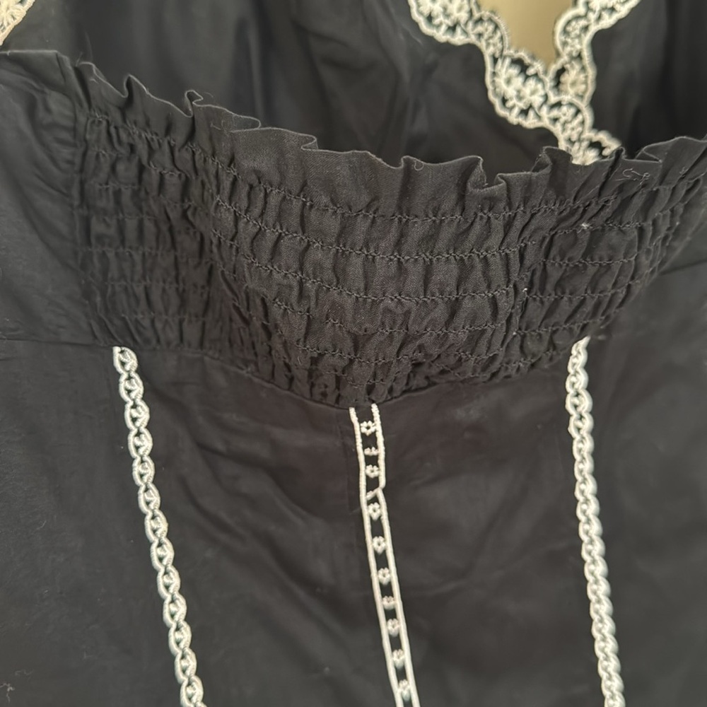Wh/Bm Black And White Halter Dress Size 8 View 5